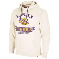 LSU Tigers Colosseum Steel Diamond Hoodie - Cream