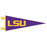 LSU Tigers Wool Felt Pennant - 9" x 24"