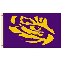 LSU Tigers 3' x 5' Flag - Purple - Tiger Eye