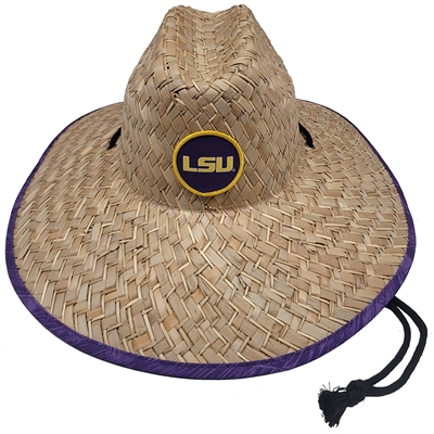 LSU Tigers Colosseum Ozark Straw Hat