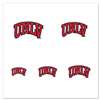 UNLV Rebels Fingernail Tattoos - 4 Pack