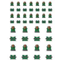 Marshall Thundering Herd Small Sticker Sheet - 2 Sheets