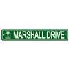 Marshall Thundering Herd Plastic Street Sign