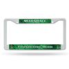 Marshall Thundering Herd White Plastic License Plate Frame