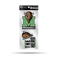 Marshall Thundering Herd Double Up Die Cut Decal Set