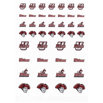 UMass Minutemen Small Sticker Sheet - 2 Sheets