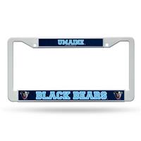 Maine Bears White Plastic License Plate Frame