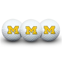 Michigan Wolverines Golf Balls - 3 Pack