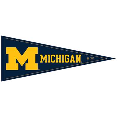 Michigan Wolverines Pennant 12" X 30"