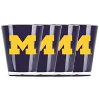 Michigan Wolverines Shot Glass - 4 Pack