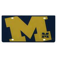 Michigan Wolverines Full Color Mega Inlay License Plate