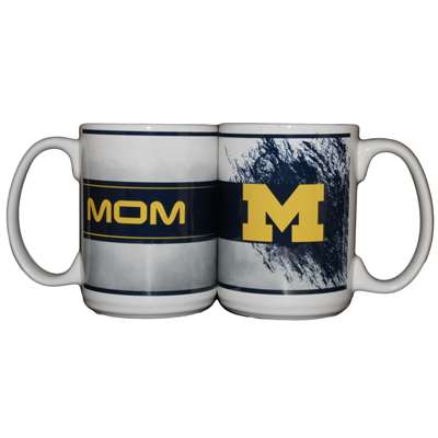 Michigan Wolverines 15oz Ceramic Mug - Mom