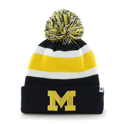 Michigan Wolverines '47 Brand Breakaway Cuff Knit Beanie