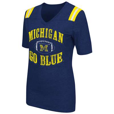 Michigan Wolverines Women's Artistic T-Shirt