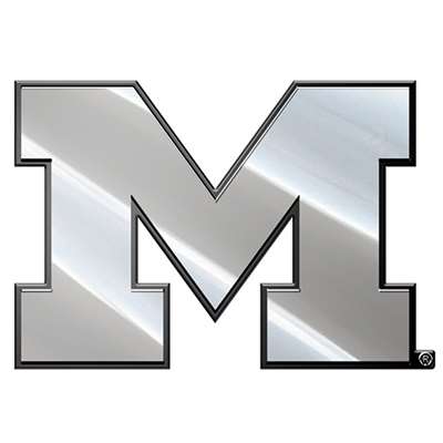 Michigan Wolverines Chrome Auto Emblem