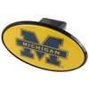 Michigan Wolverines Hitch Receiver Cover Snap Cap - Yellow