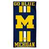 Michigan Wolverines Cotton Fiber Beach Towel