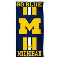 Michigan Wolverines Cotton Fiber Beach Towel