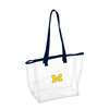 Michigan Wolverines Clear Stadium Tote Bag