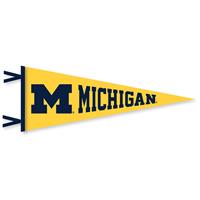 Michigan Wolverines Wool Felt Pennant - 9" x 24"