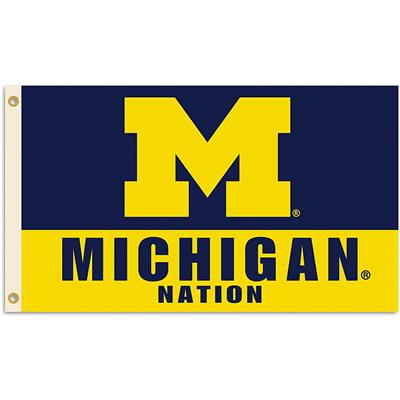 Michigan Wolverines 3' x 5' Flag - Michigan Nation