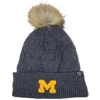 Michigan Wolverines Zephyr Women's Tina Pom Knit B