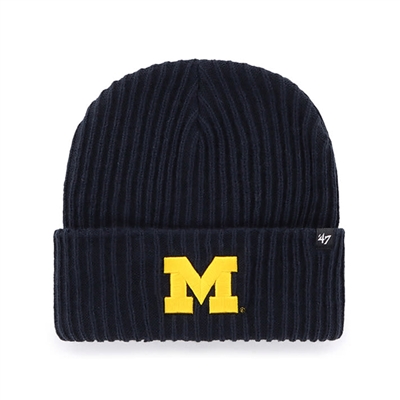 Michigan Wolverines 47 Brand Harbor Cuff Knit Bean