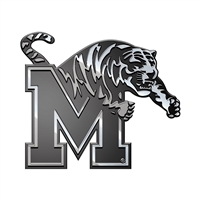 Memphis Tigers Chrome Plastic Auto Emblem