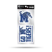 Memphis Tigers Double Up Die Cut Decal Set