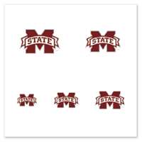 Mississippi State Bulldogs Fingernail Tattoos - 4 Pack