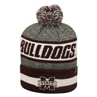 Mississippi State Bulldogs Top of the World Cumulus Pom Knit Beanie