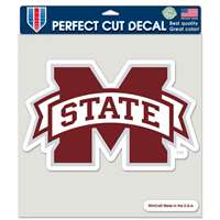 Mississippi State Bulldogs Full Color Die Cut Decal - 8" X 8"