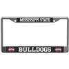 Mississippi State Bulldogs Metal License Plate Frame - Carbon Fiber