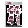 Mississippi State Bulldogs Decals - 3 Pack