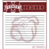 This 2 pack of memo pads features a team logo with a team color header that says Memo on each page. The body of the pad has lines and has a team logo in the background. Each pad contains 50 pages. (2 pack of 50each). Measures 4.5 inches wide by 5 inches t