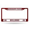 Mississippi State Bulldogs Team Color Chrome License Plate Frame