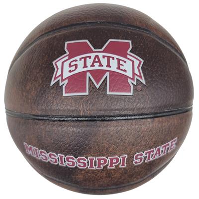 Mississippi State Bulldogs Vintage Mini Basketball