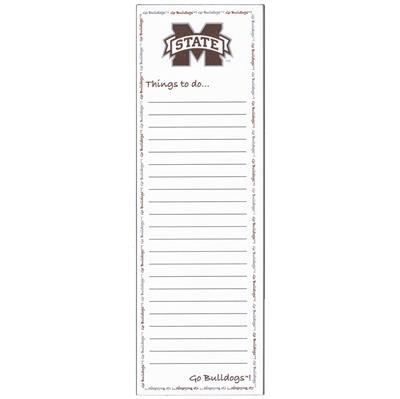 Mississippi State Bulldogs Magnetic To Do List Pad