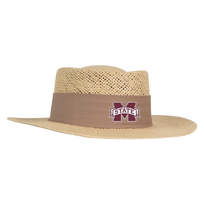 Mississippi State Bulldogs Ahead Gambler Straw Hat