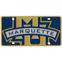 Marquette Golden Eagles Full Color Mega Inlay License Plate