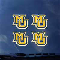 Marquette Golden Eagles Transfer Decals - Set of 4