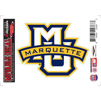 Marquette Golden Eagles Repositionable Vinyl Decal