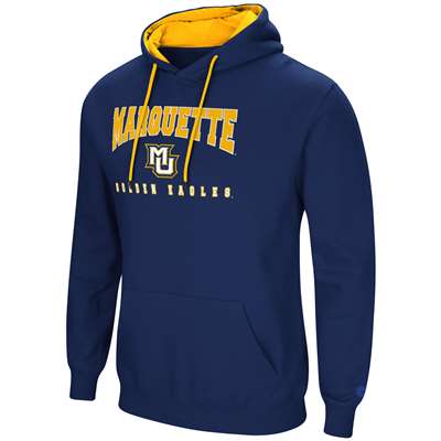 Men's Blue Marquette Golden Eagles Long Sleeve Hoodie T-Shirt