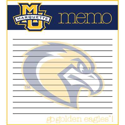 This 2 pack of memo pads features a team logo with a team color header that says Memo on each page. The body of the pad has lines and has a team logo in the background. Each pad contains 50 pages. (2 pack of 50each). Measures 4.5 inches wide by 5 inches t