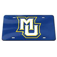 Marquette Golden Eagles Inlaid Acrylic License Plate