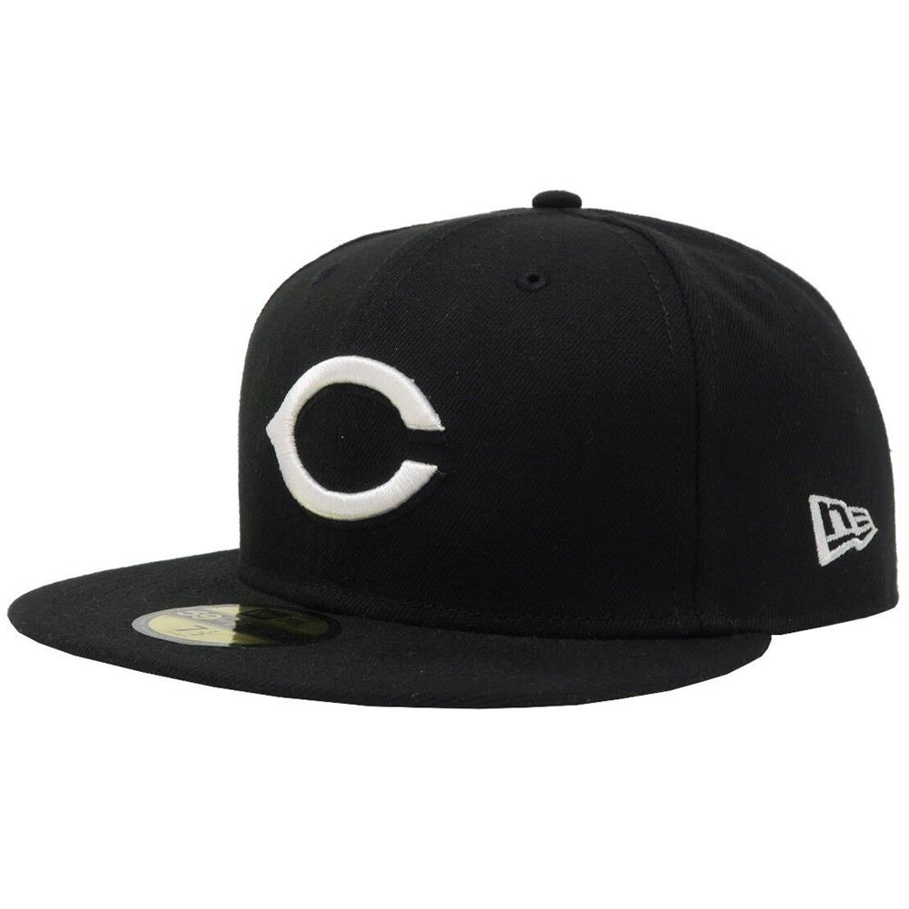 New Era Cincinnati Reds Black League Basic 59FIFTY Fitted Hat