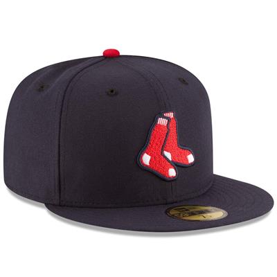 Boston Red Sox New Era 5950 Fitted Hat - Alt - Navy