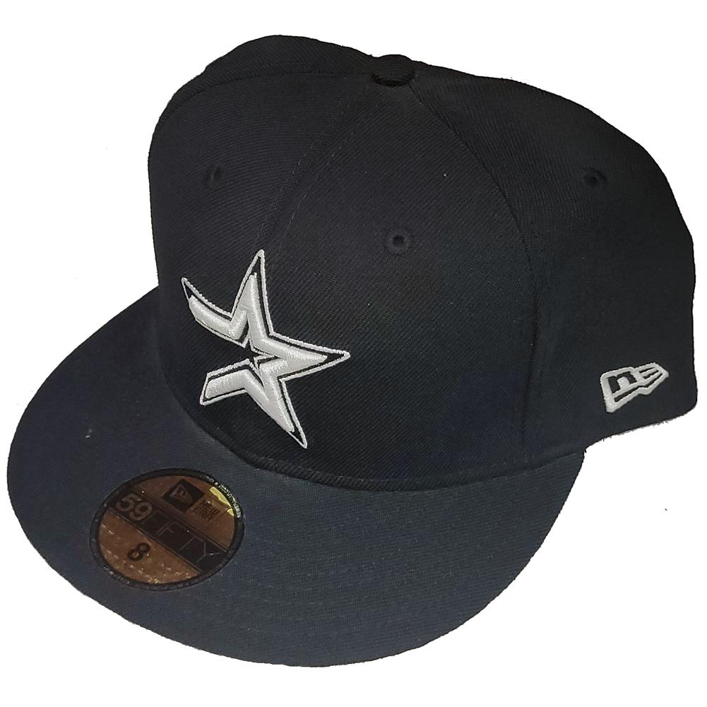 Houston Astros New Era MLB 59FIFTY 5950 Fitted Cap Hat Black Crown/Vis –  Capland