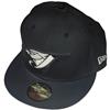 Toronto Blue Jays New Era 5950 League Basic Fitted Hat - Black/White