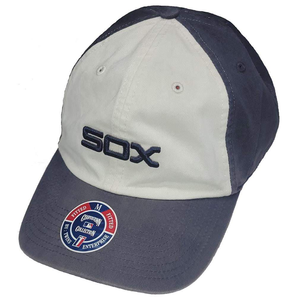 Mens 47 WhiteNavy Chicago White Sox Cooperstown India
